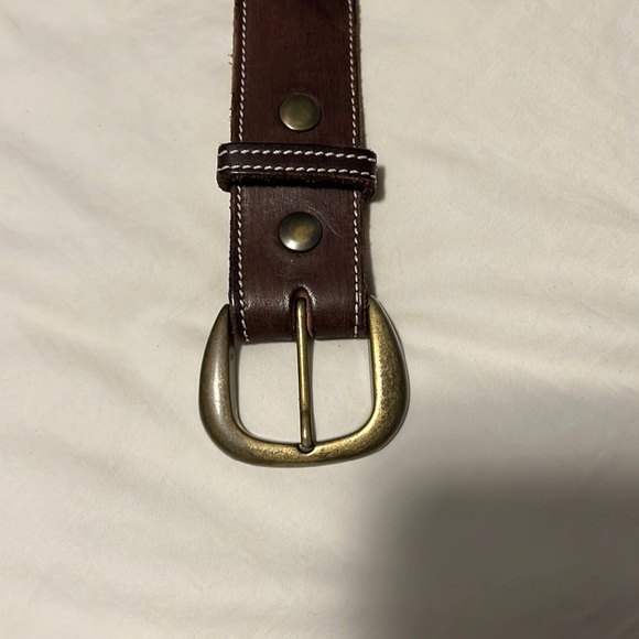 Leather belt, size 40 - Picture 7 of 10